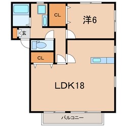 相馬駅 徒歩8分 2階の物件間取画像